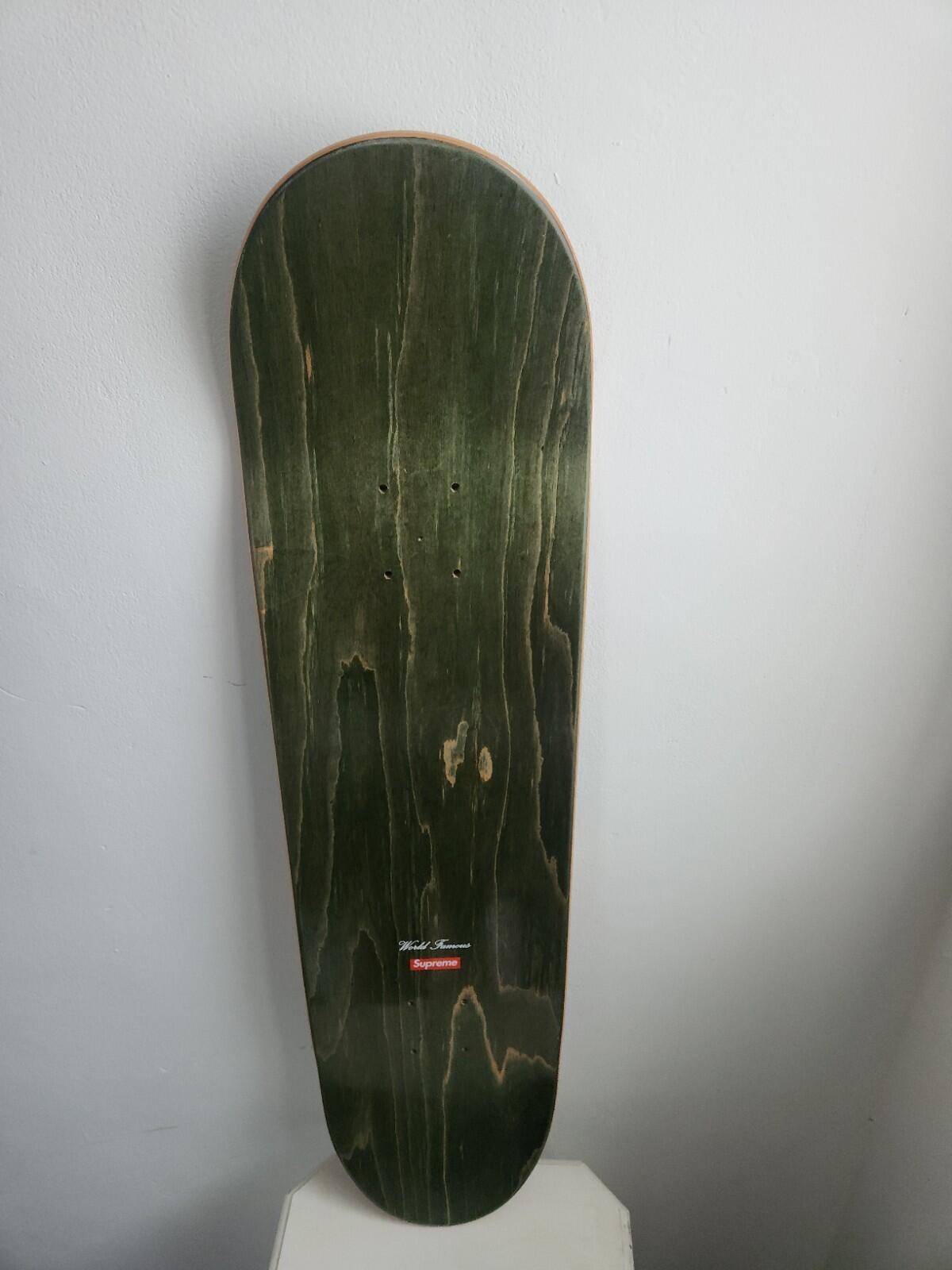 FW17 Supreme Gonz Ramm Skateboard Deck Green Size 8.375" Skate Mark Gonzales