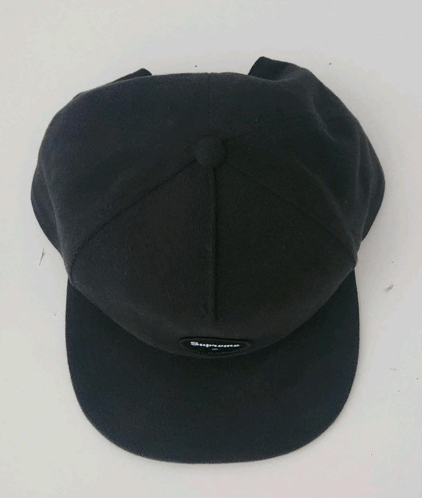 SS24 Supreme Twill Patch 5-Panel Cap Black