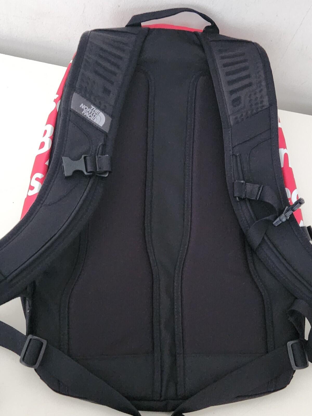 FW15 Supreme x The North Face By Any Means Base Camp Crimp Backpack Red BAMN bag
