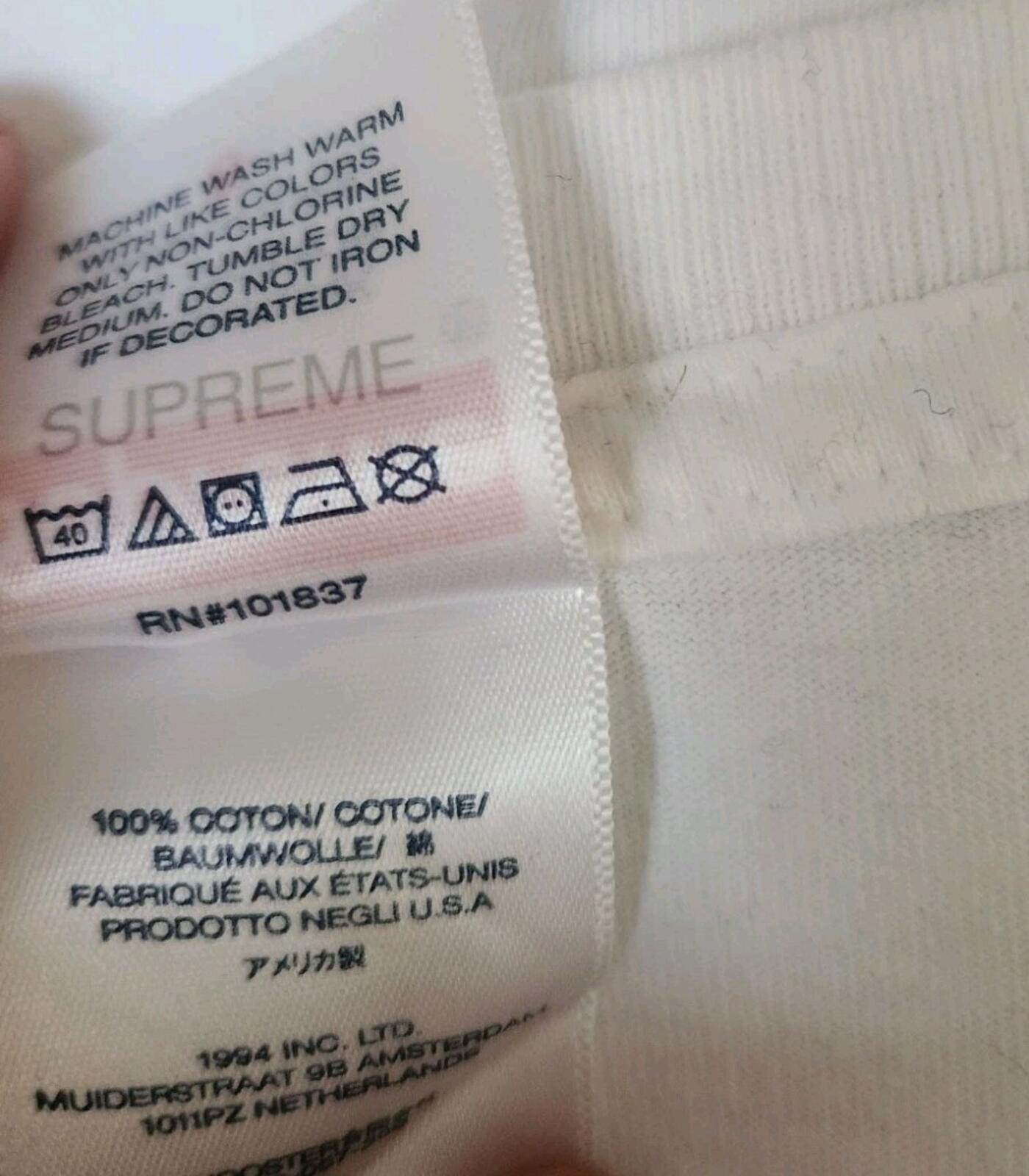 FW23 Supreme Gotham tee size S small White T-shirt New York NY