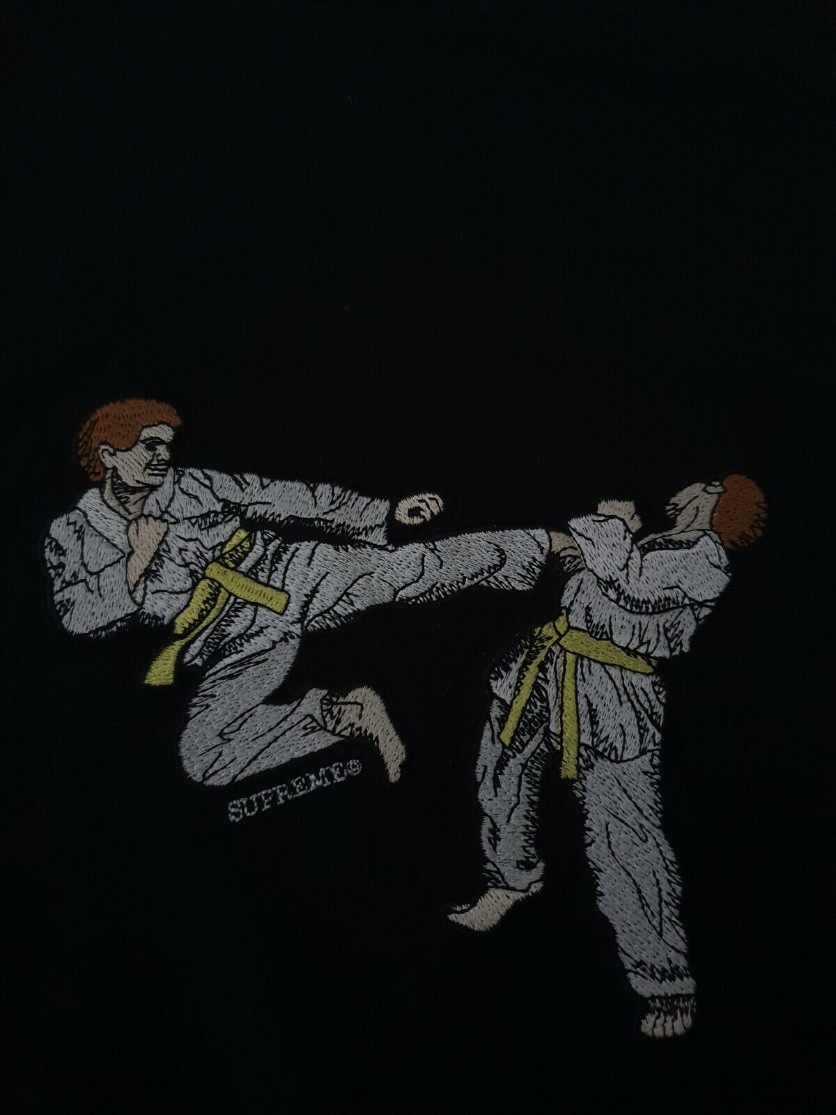 SS18 Supreme Karate L/S Black tee size XL long sleeve T-shirt top