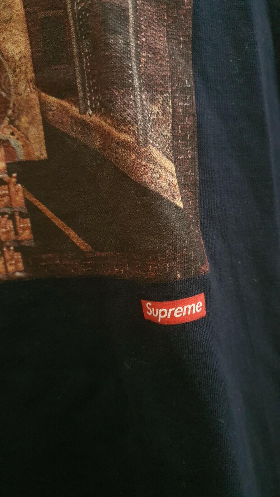 FW19 Supreme x Martin Wong Attorney Street L/S Tee Navy Size M