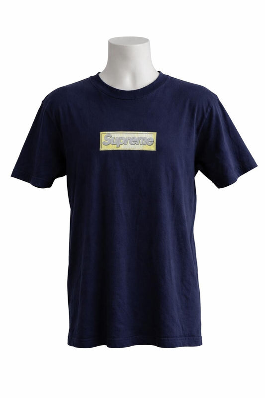 SS13 Supreme Bling Box Logo Tee Azul marino Talla M