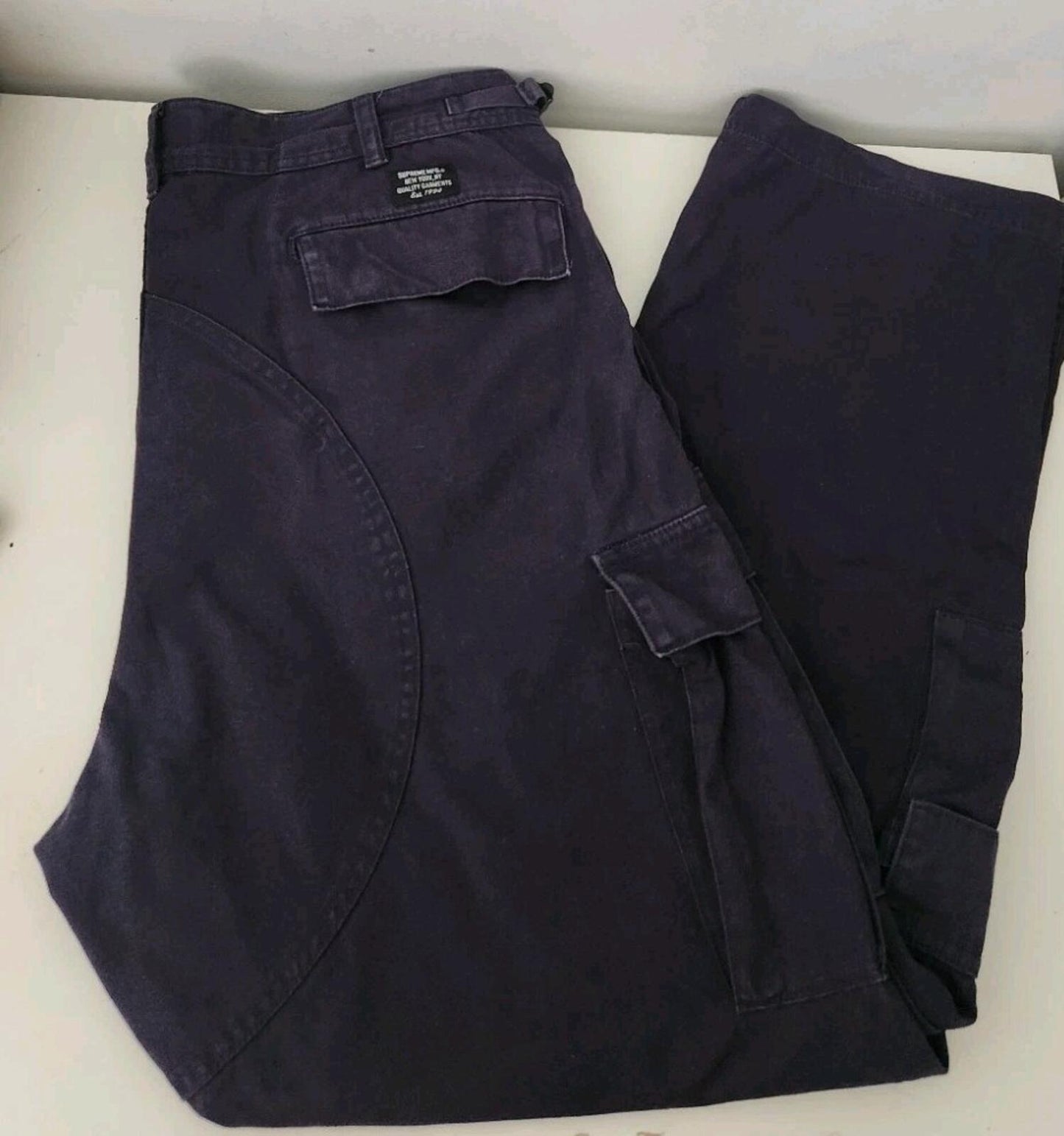 FW21 Supreme Cargo Pant Navy Size 34 W34 L32