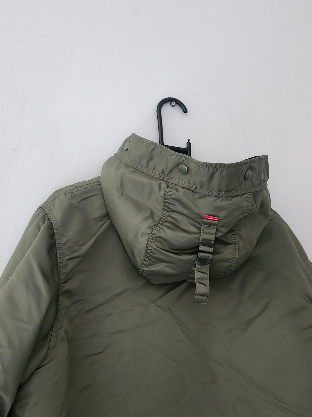 FW16 Supreme Arc Logo N-3B Parka Olive Size L Justin Bieber