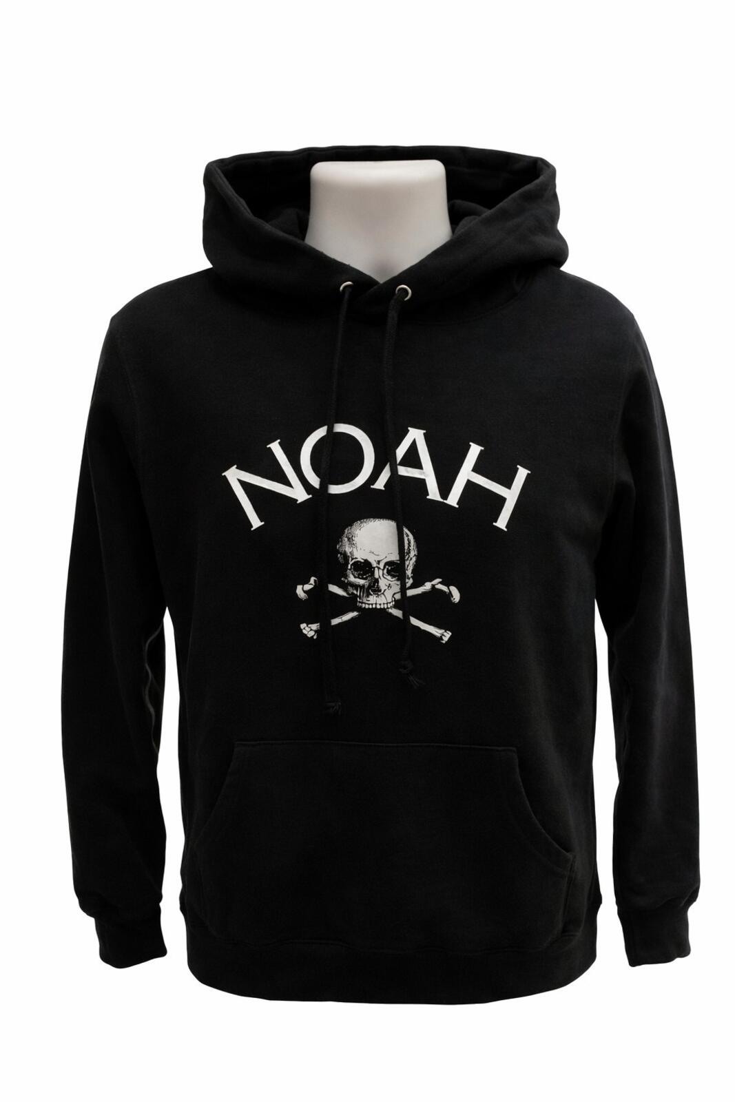 NOAH Jolly Roger black hooded sweatshirt size L large from 2015 hoodie