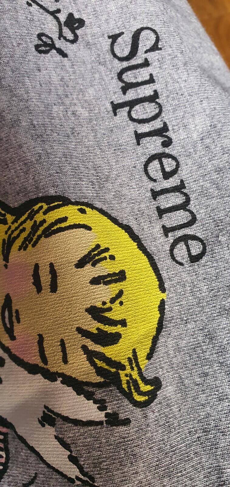 SS16 Supreme LET'S FUC K grey tee size XL T-shirt rabbits Worn 1x
