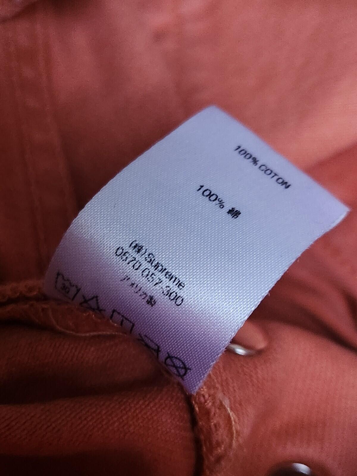 SS18 Supreme washed regular jeans size 30 Orange Trousers W30 L27 star denim