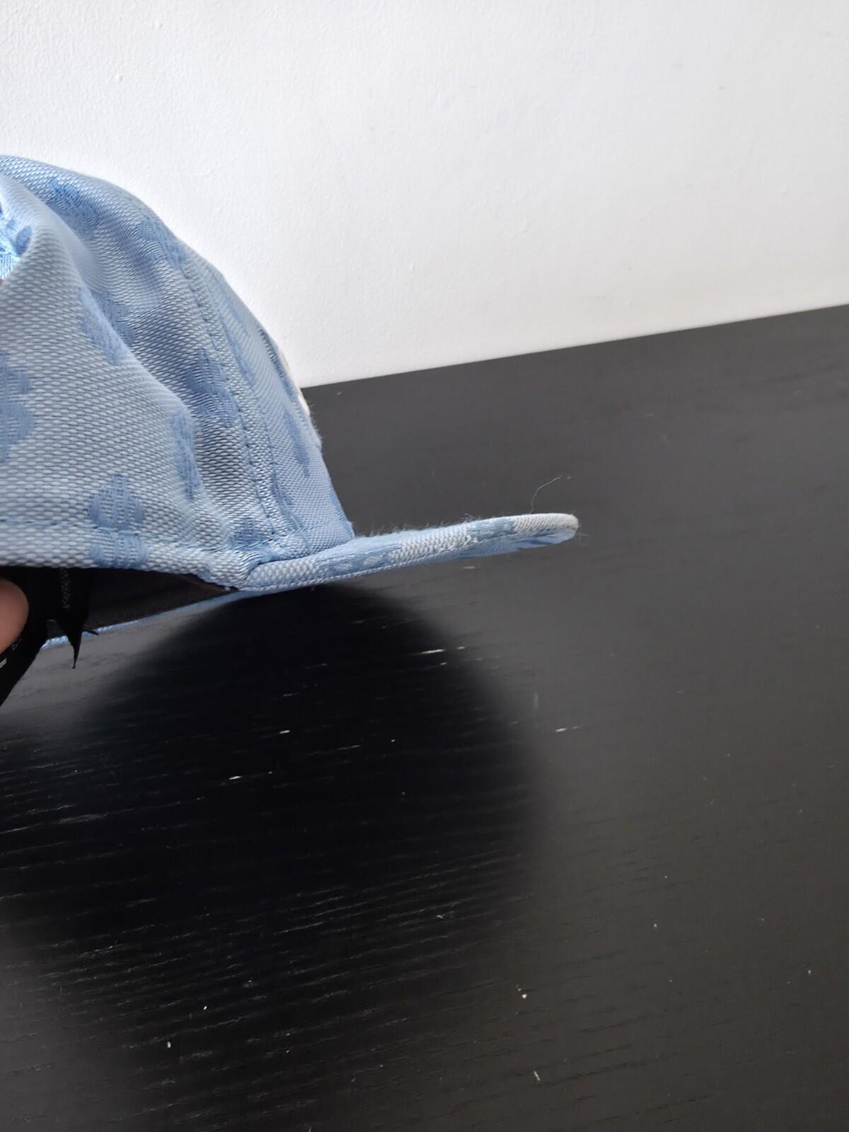 SS18 Supreme Monogram Box Logo New Era Light Blue Size 7 1/2 $ Dollar