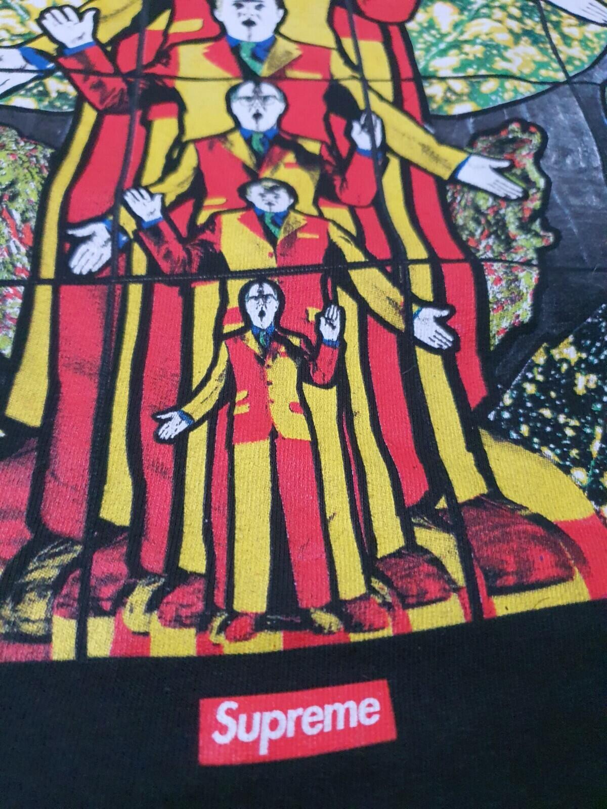 SS19 Supreme Gilbert & George Life Tee Black Size M