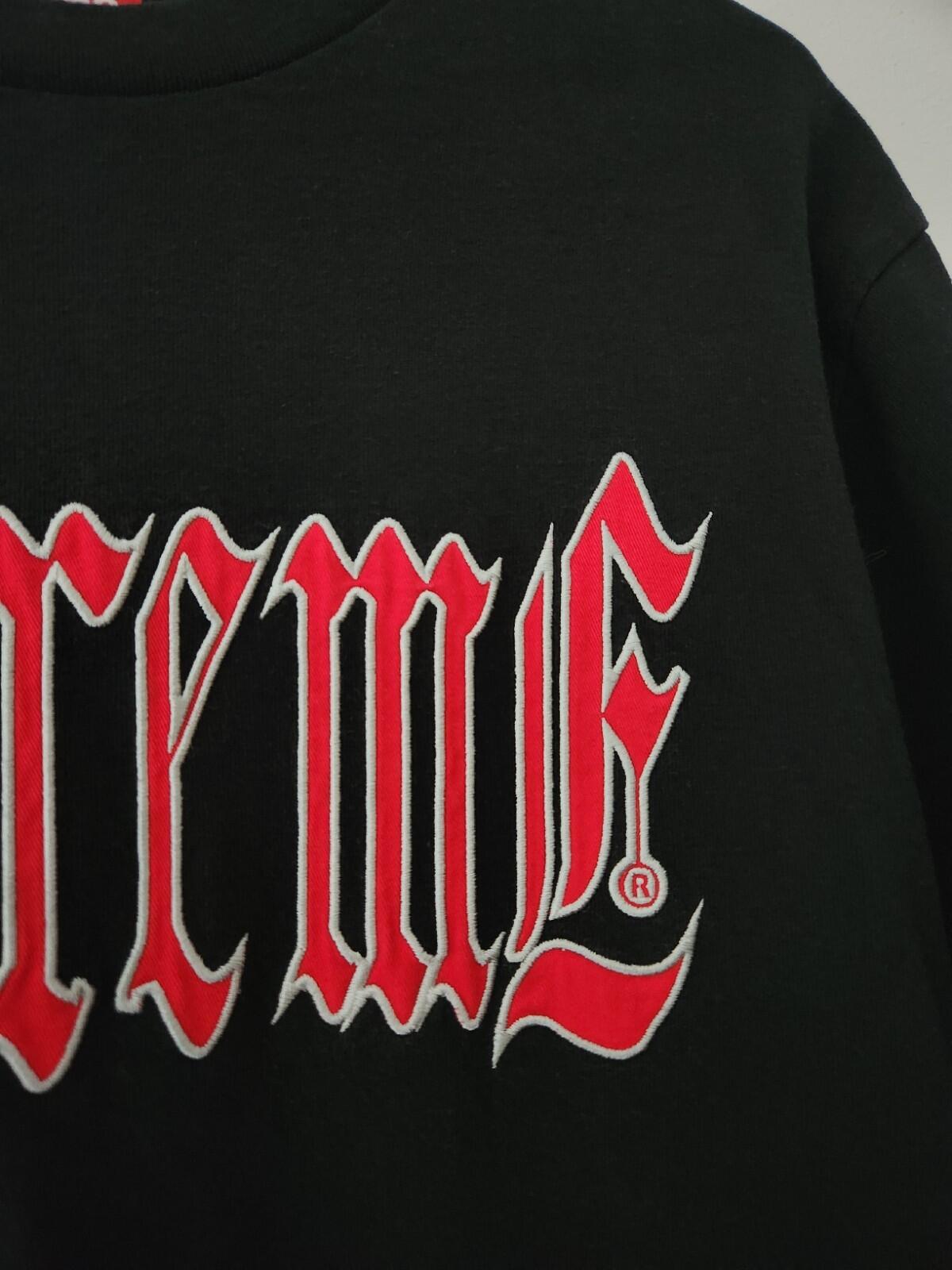 SS24 Supreme Old English S/S Top Black Tee Size M