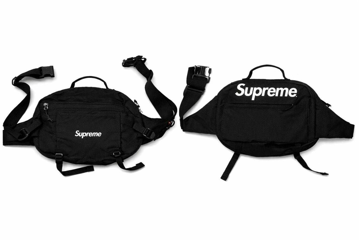 SS16 Supreme Shoulder Bag Waist Black