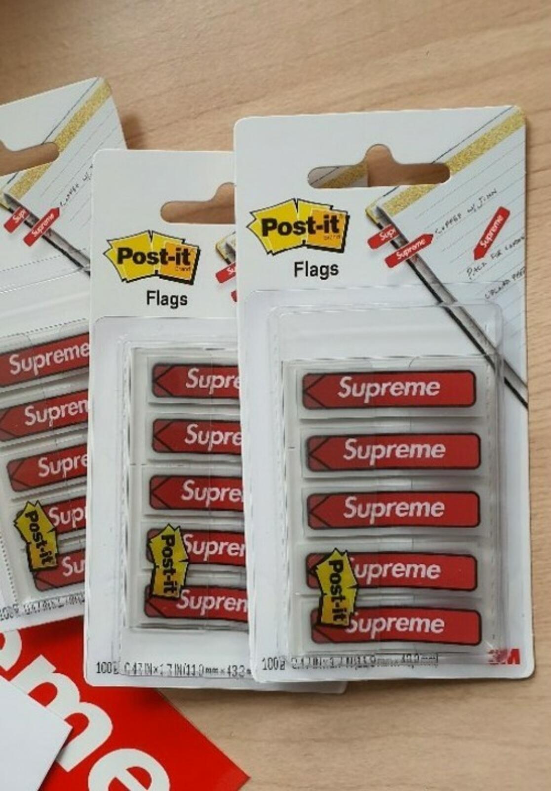 FW19 Supreme Post-it Flags 3M reflective 4x packs Accessory