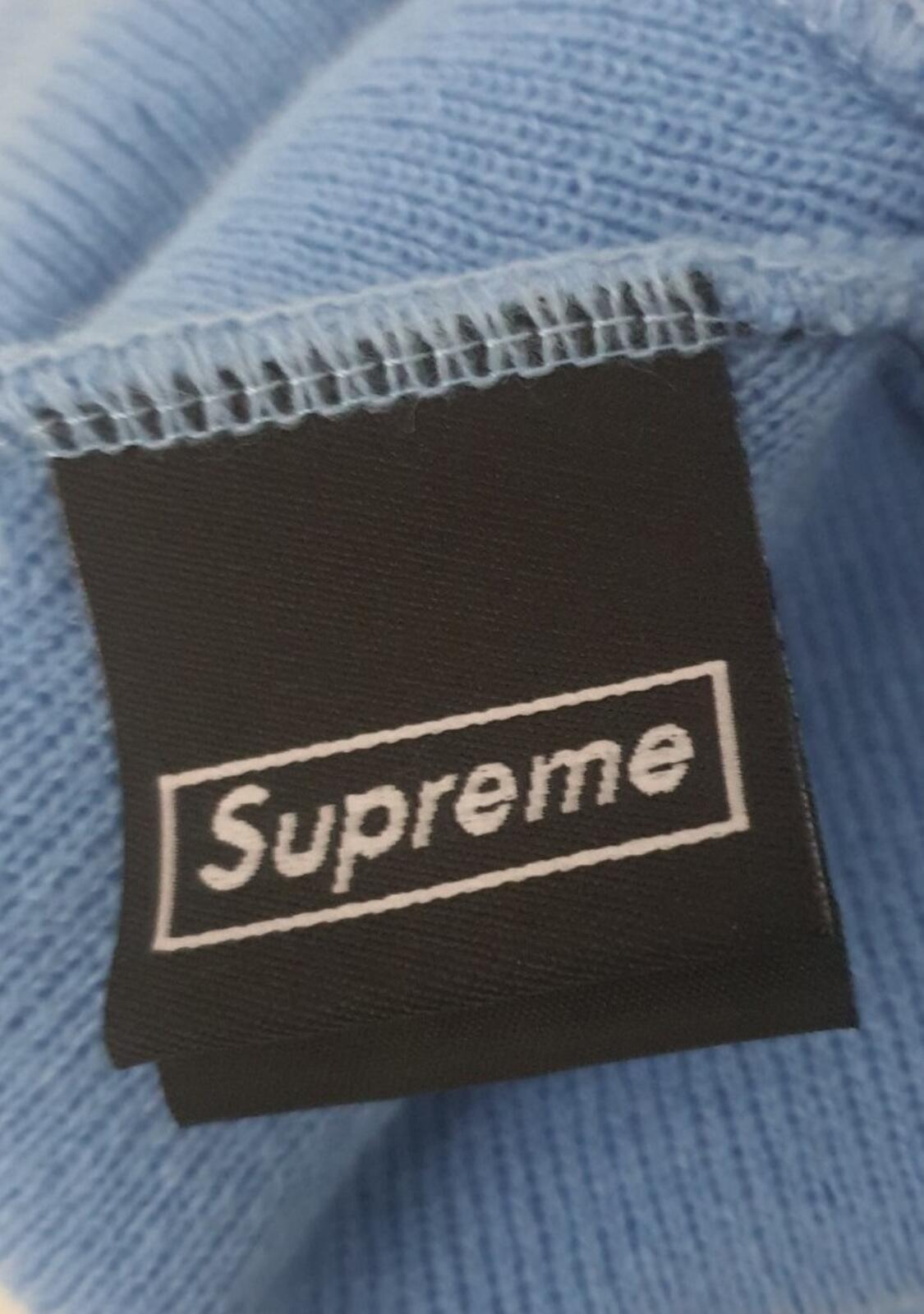 Gorro SS20 Supreme New Era Germs azul claro