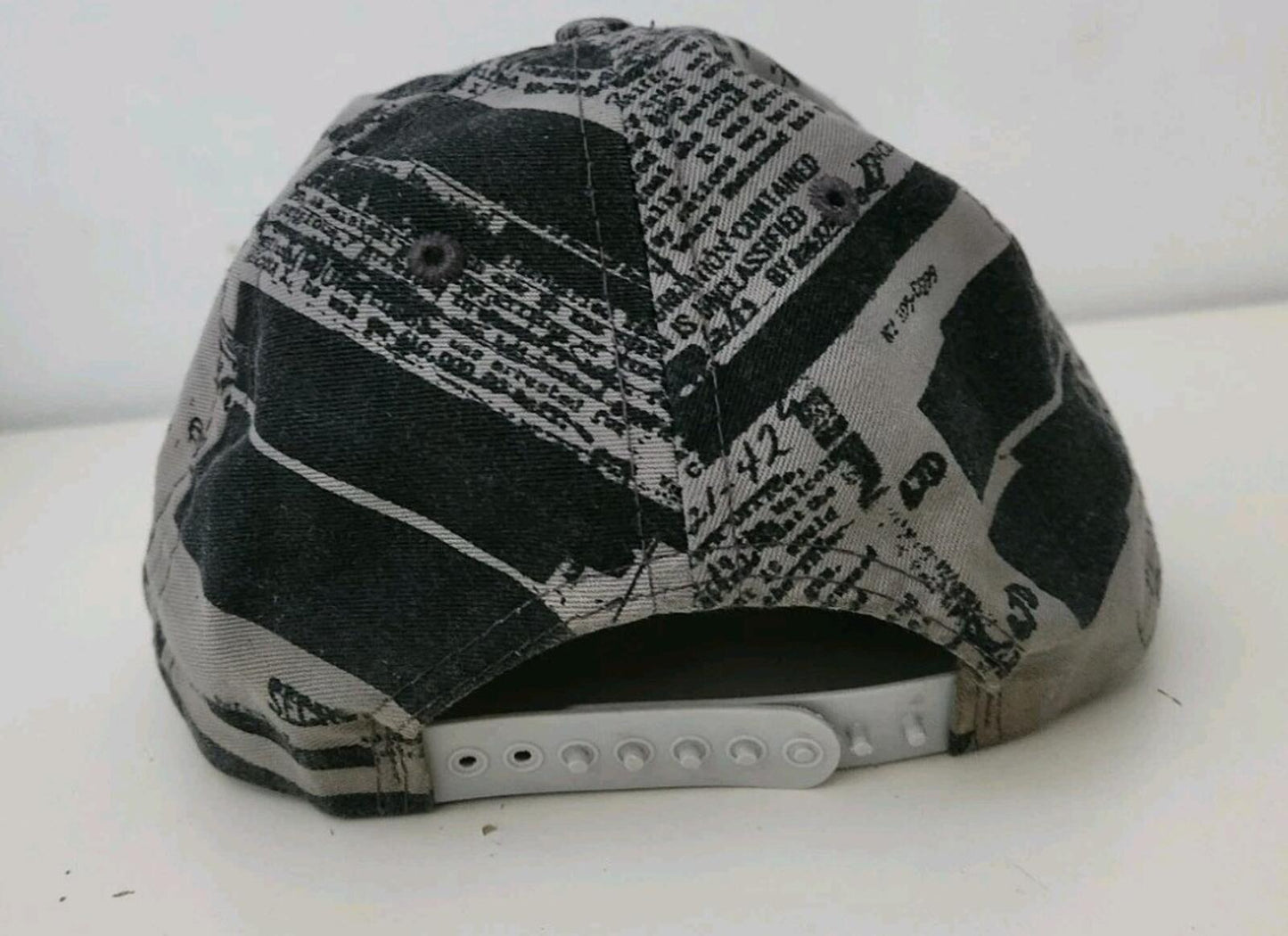 2004 Supreme FBI Malcolm X 5-Panel Sehr Seltene Hut Vintage Grail Graue Kappe