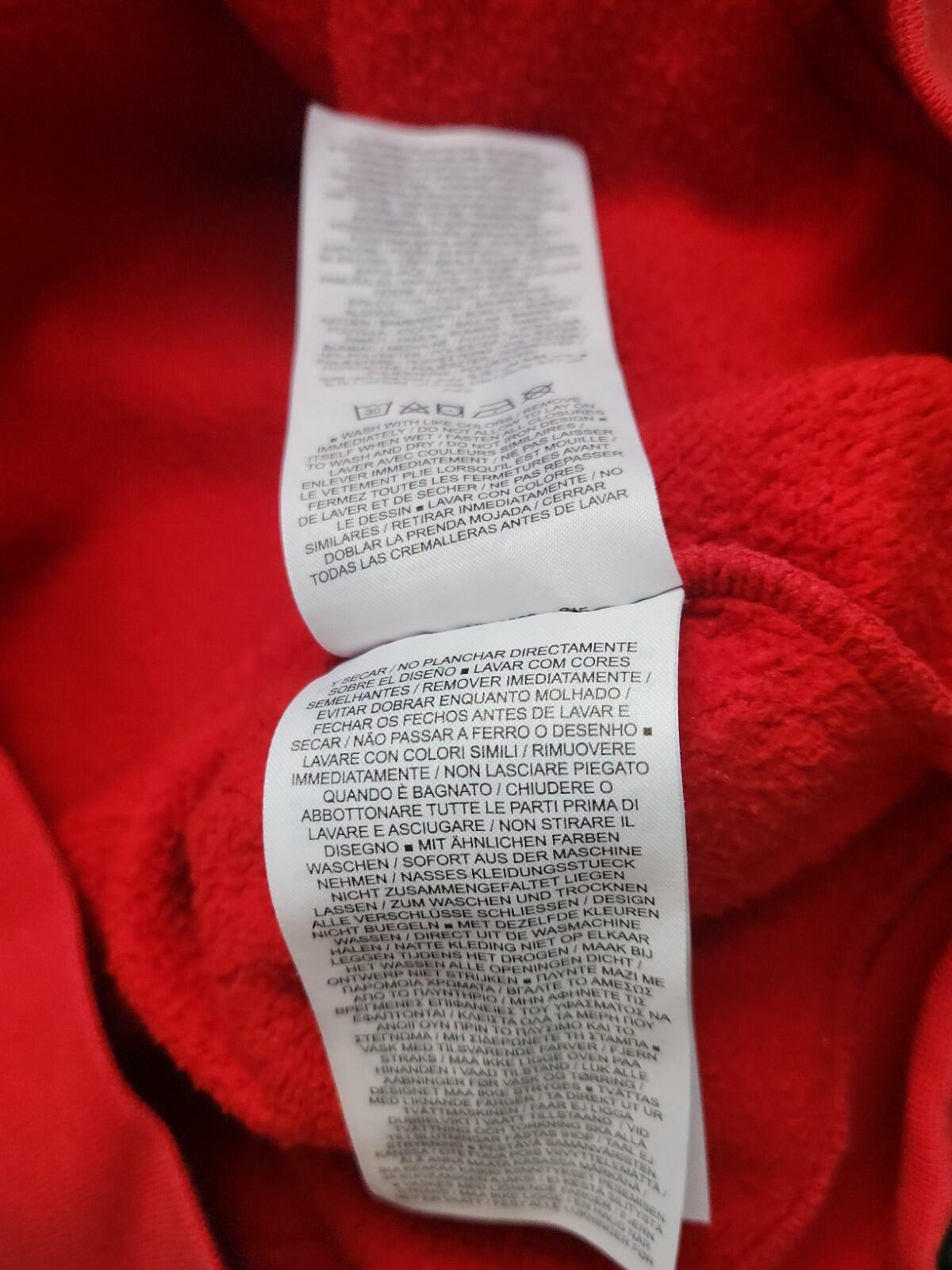 Sudadera con capucha y media cremallera roja Supreme Nike SS21, estampado de piel de serpiente, talla M