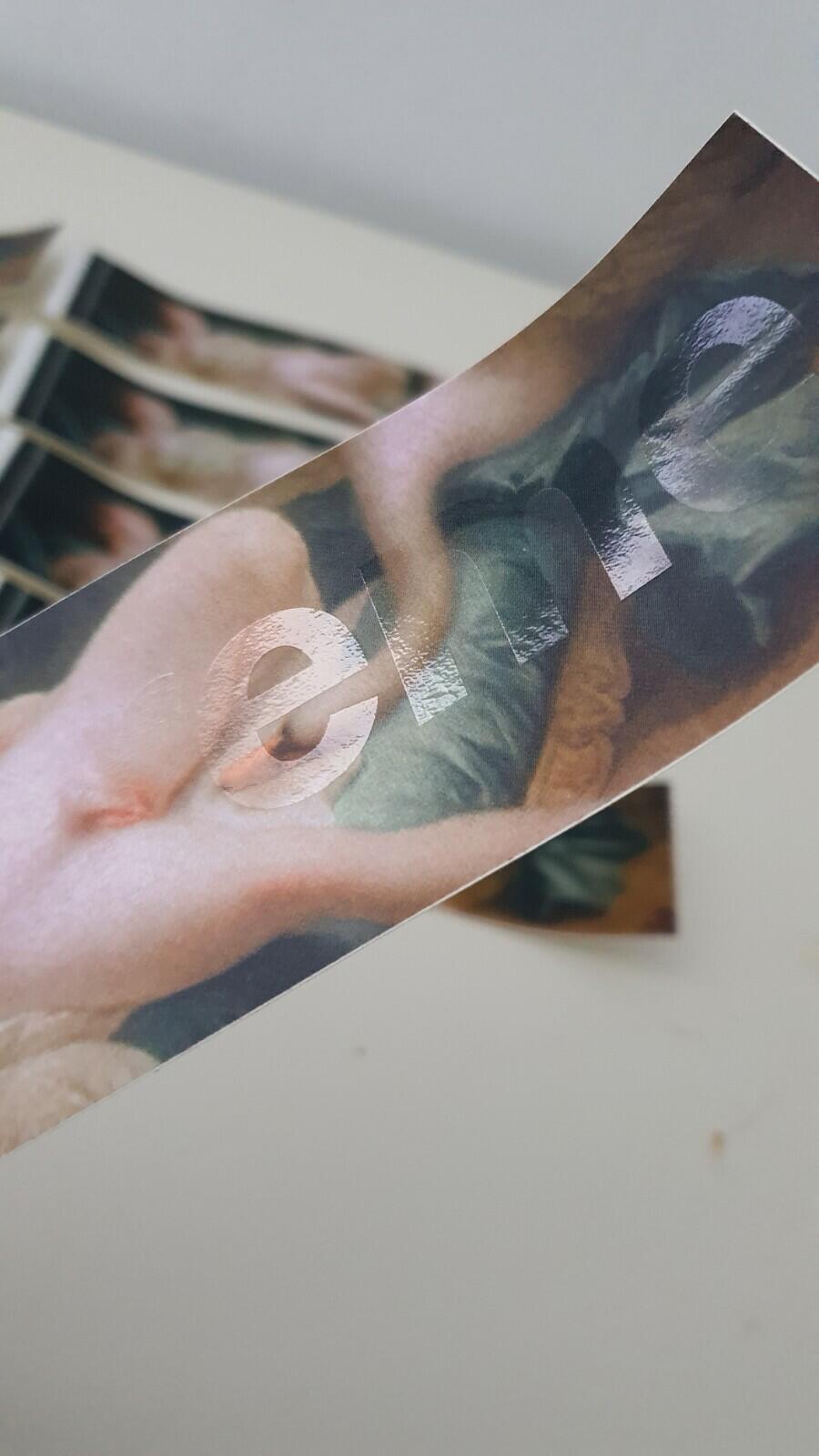 SS19 Supreme Leda and the Swan 10x Box Logo Stickers