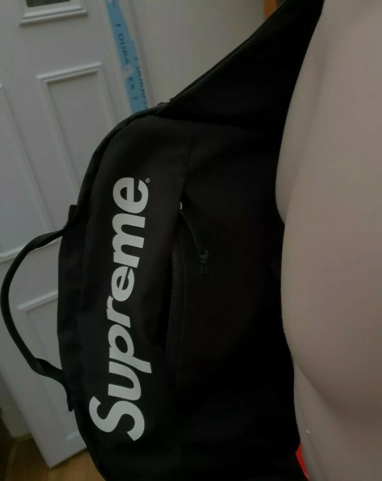 SS16 Supreme Shoulder Bag Waist Black