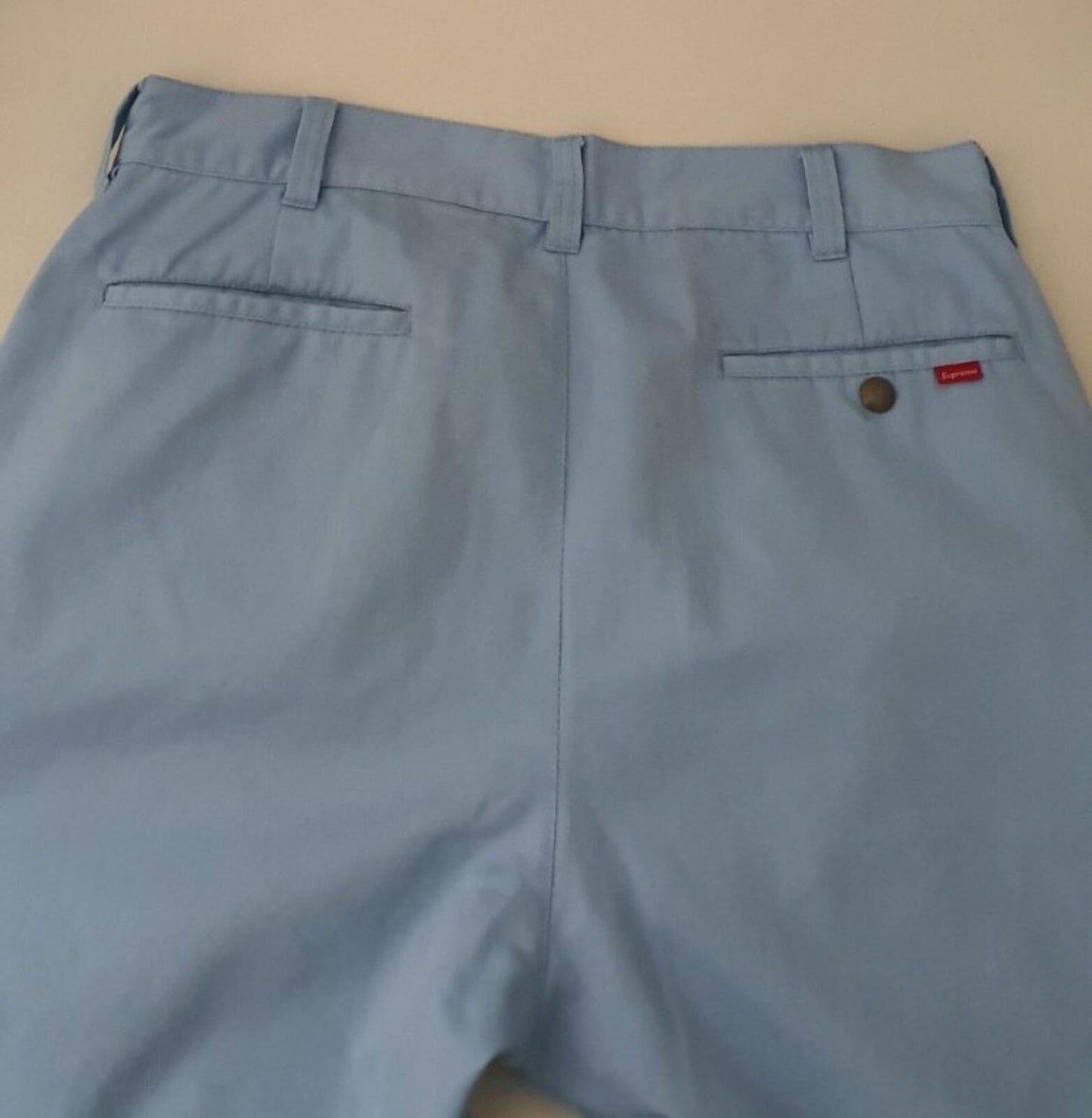 SS18 Supreme Work Pant talla 32 W32 L32 pantalones azul claro