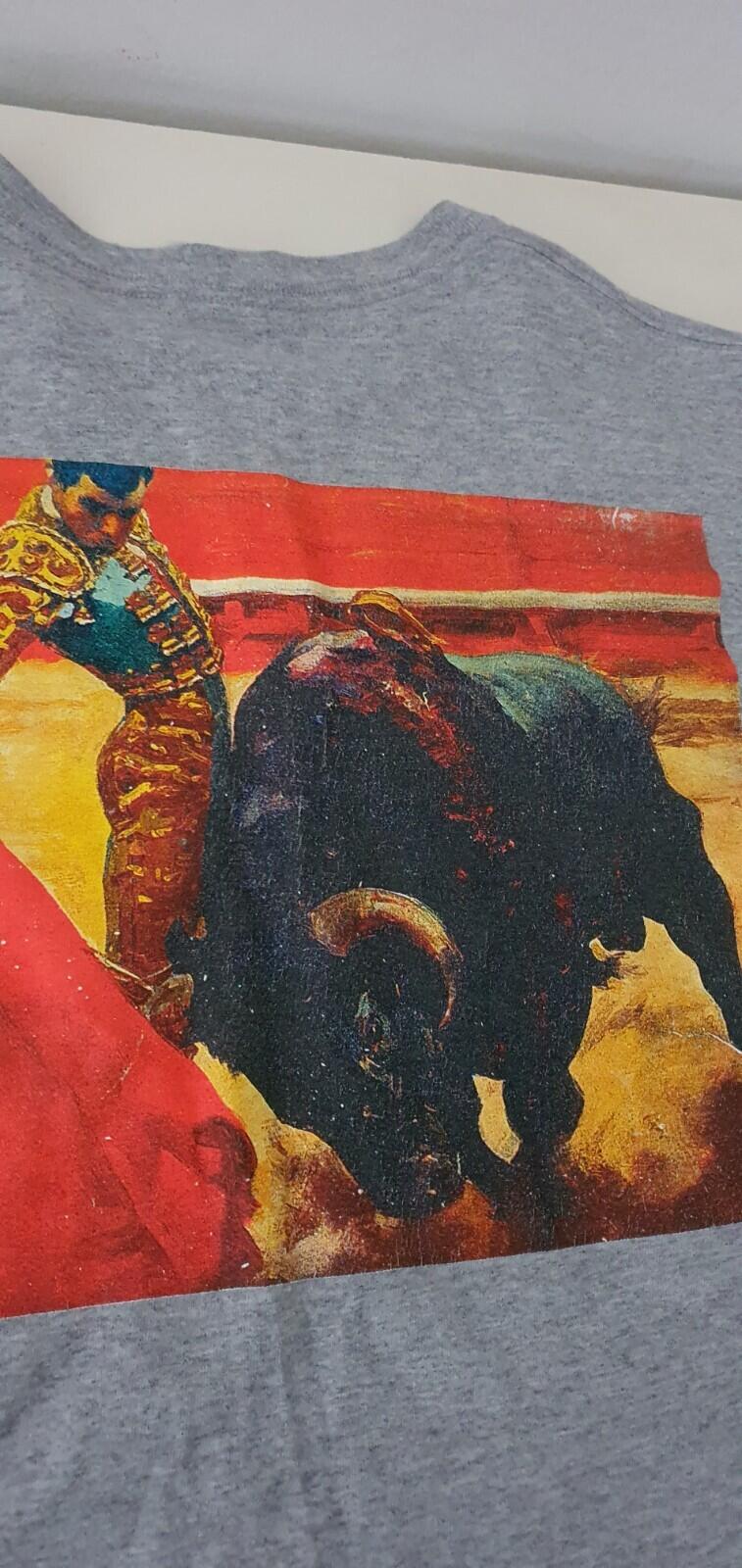 SS11 Supreme Matador tee heather grey T-shirt M medium vintage 2011 Bull Rare