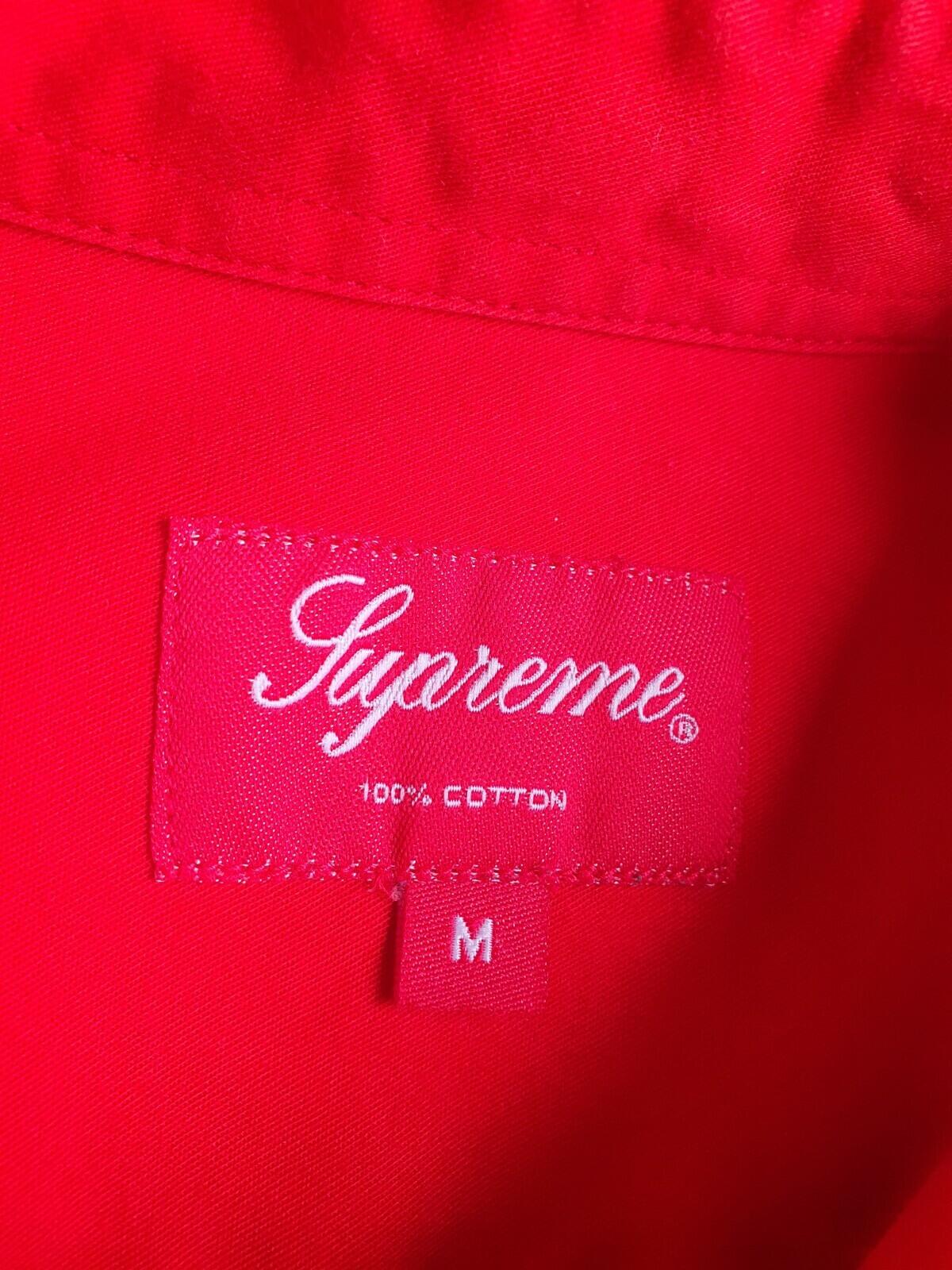 SS14 Supreme Competition shirt Red size M Medium button up