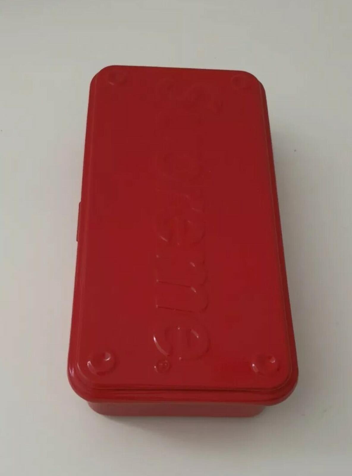 SS13 Supreme large flip top metal box red Rare Accessory Vintage 2013