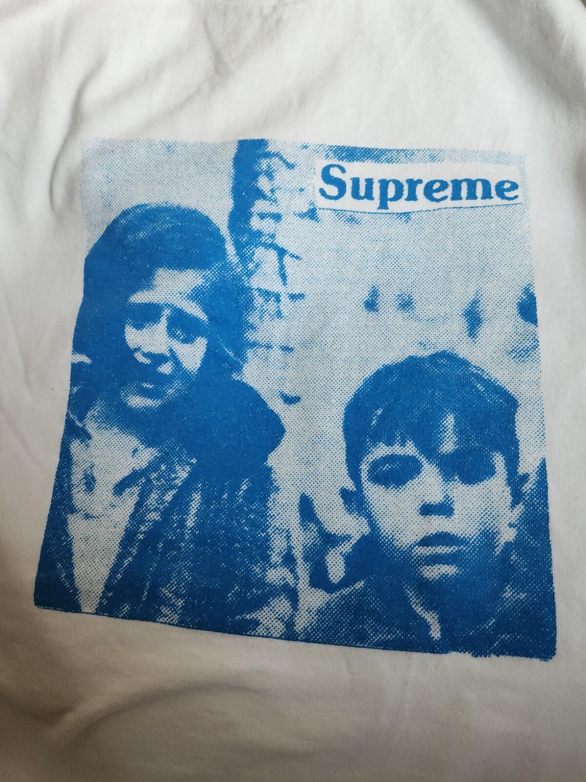 FW15 Supreme x Hypebeast 10. Jubiläum T-Shirt Größe L weiß T-Shirt @IBGDRGN