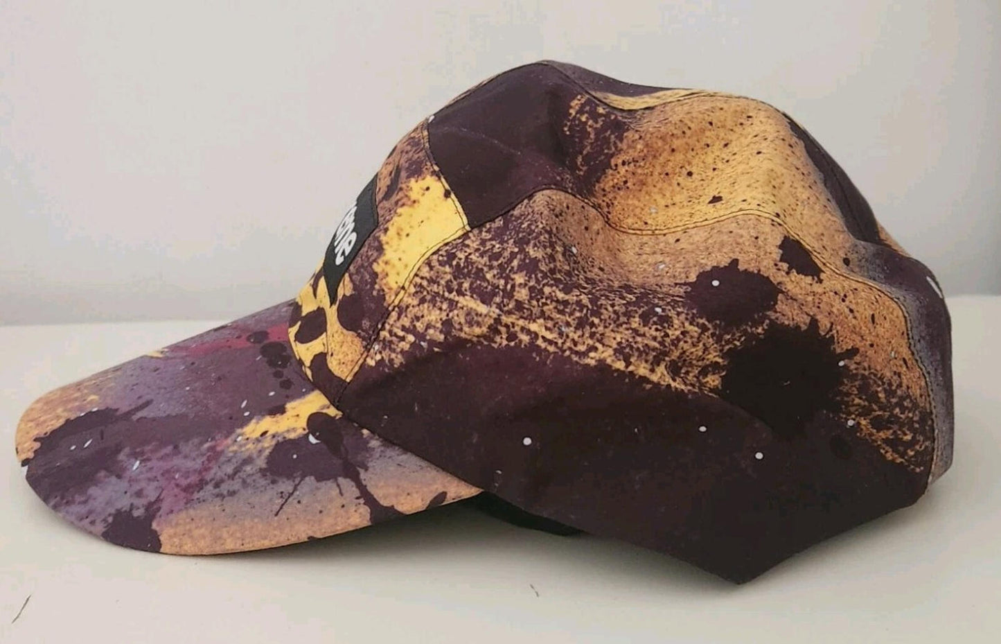 SS20 Supreme GORE-TEX Long Bill camp cap hat waterproof Rammellzee Yellow M/L