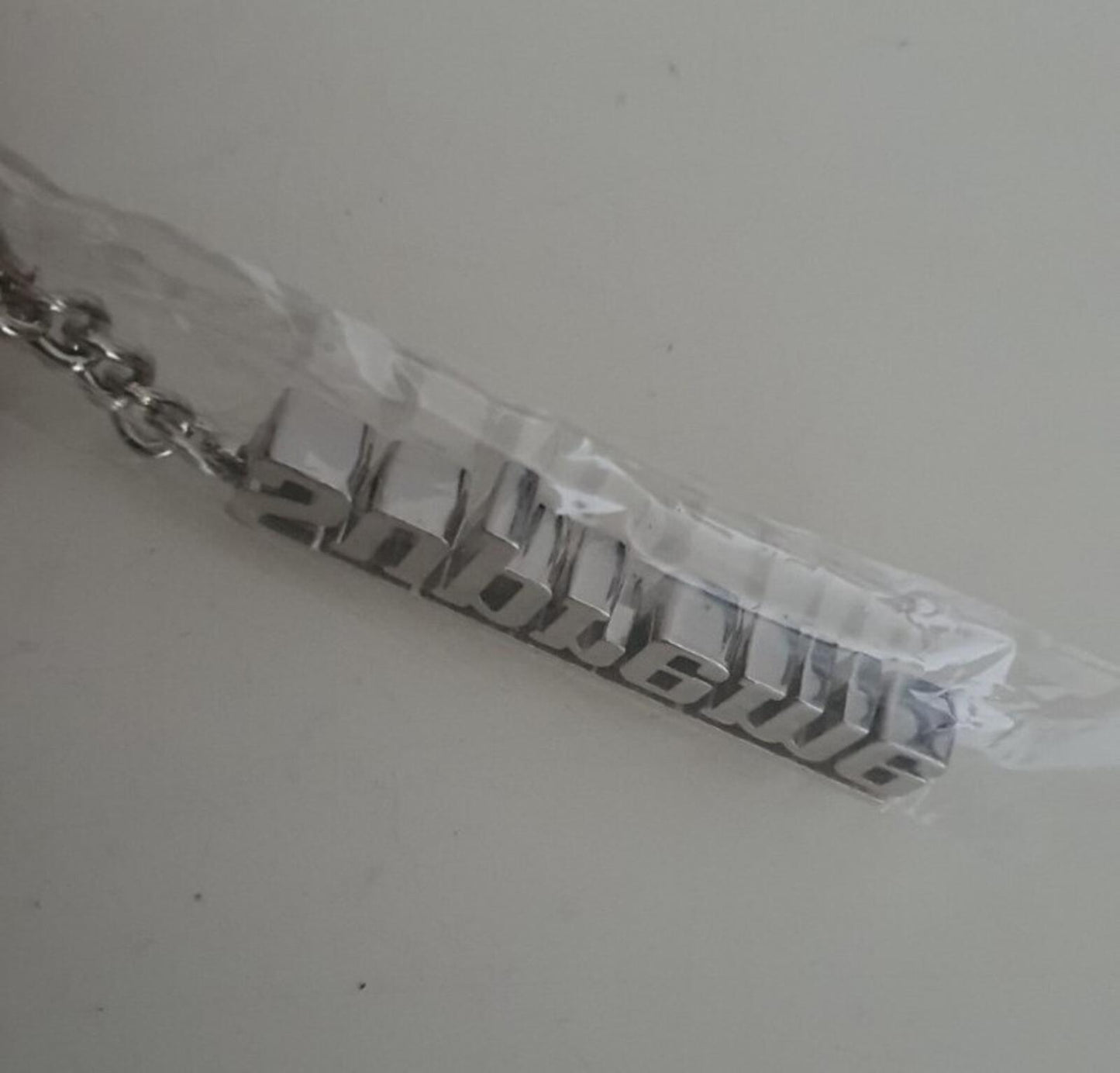 FW16 Supreme Grand Prix Keychain Silver Metal