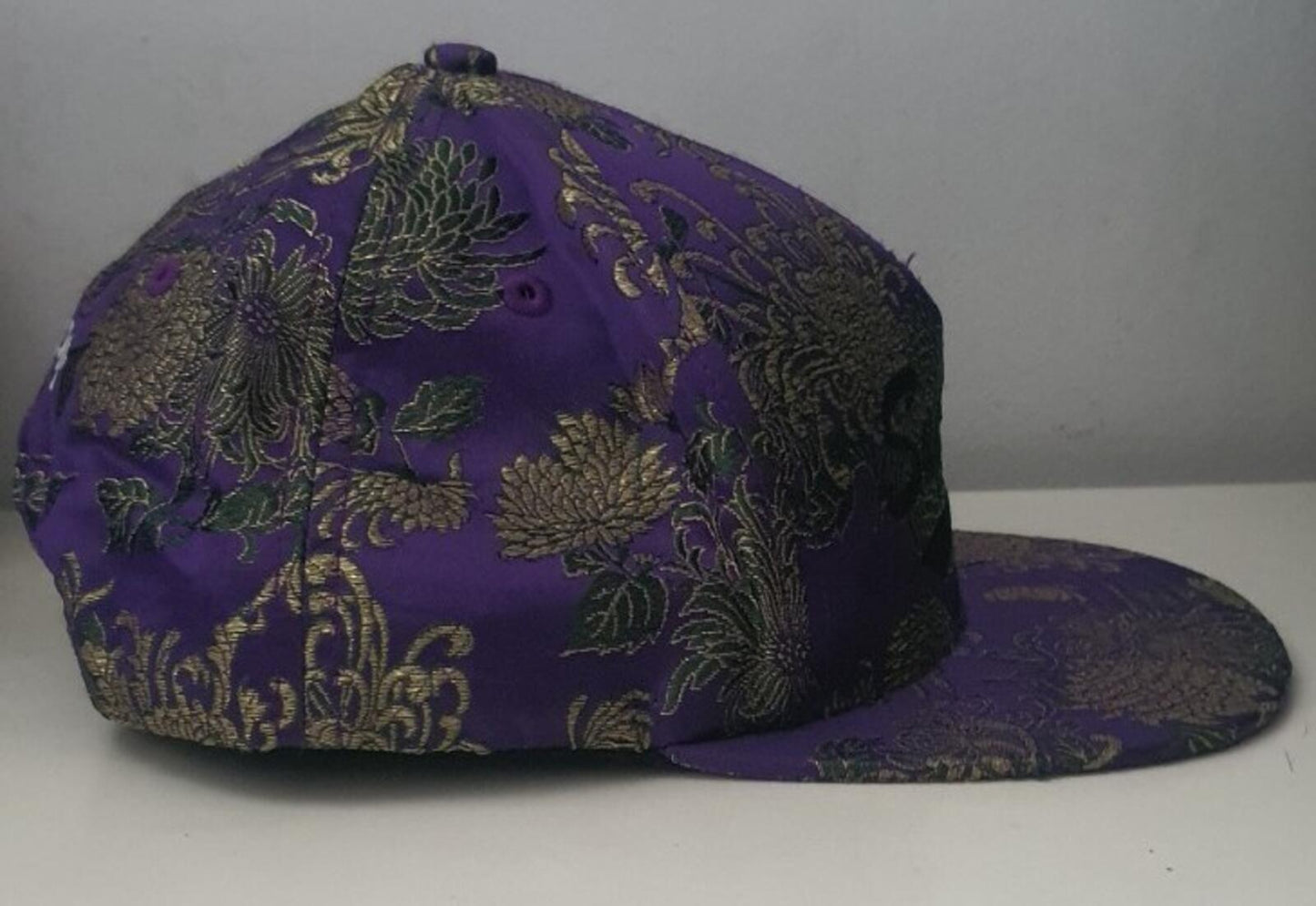 SS17 Supreme Eastern Floral 5-panel Hat Purple