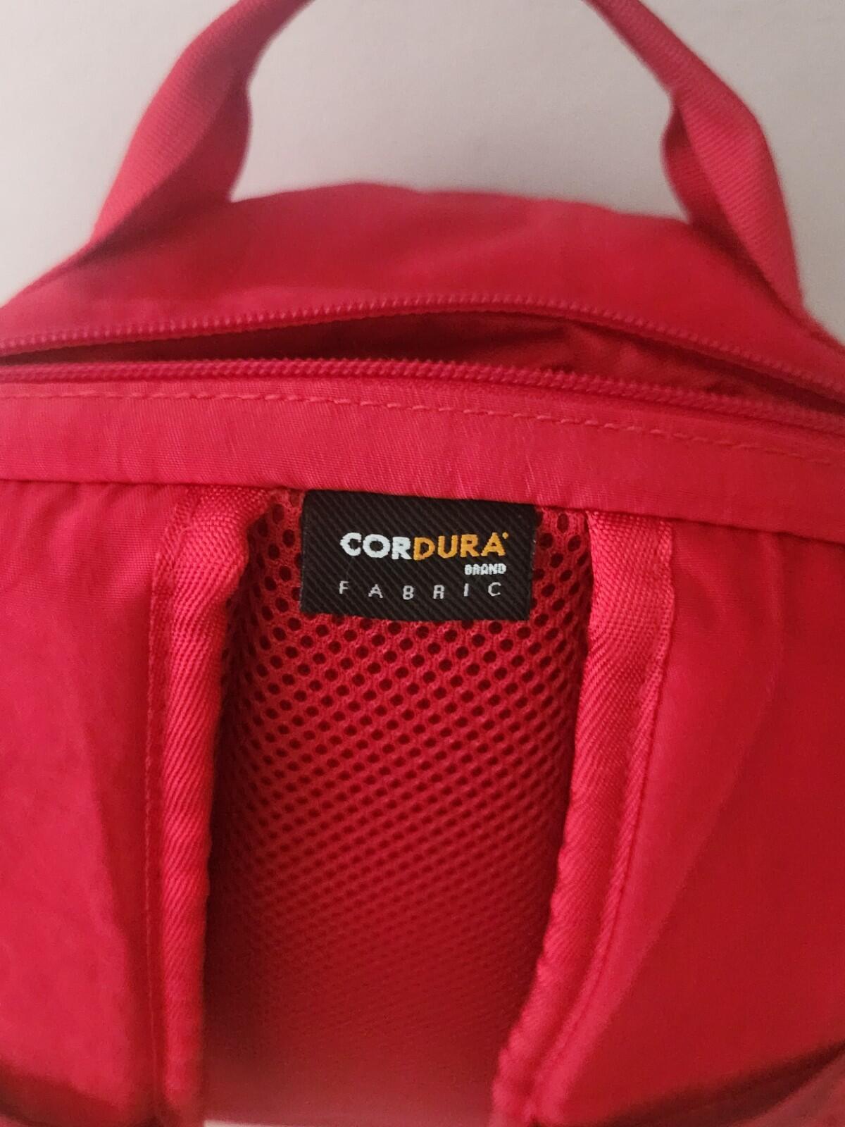 FW20 Supreme Backpack Dark Red Bag Water Resistant Nylon Rucksack