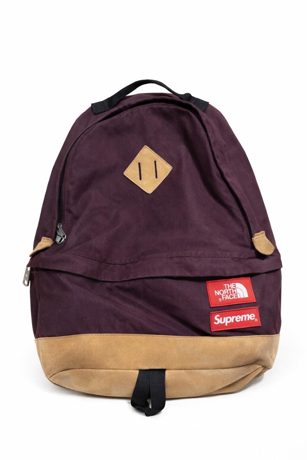 FW12 Supreme x THE NORTH FACE Corduroy Suede Day Pack Backpack Bag