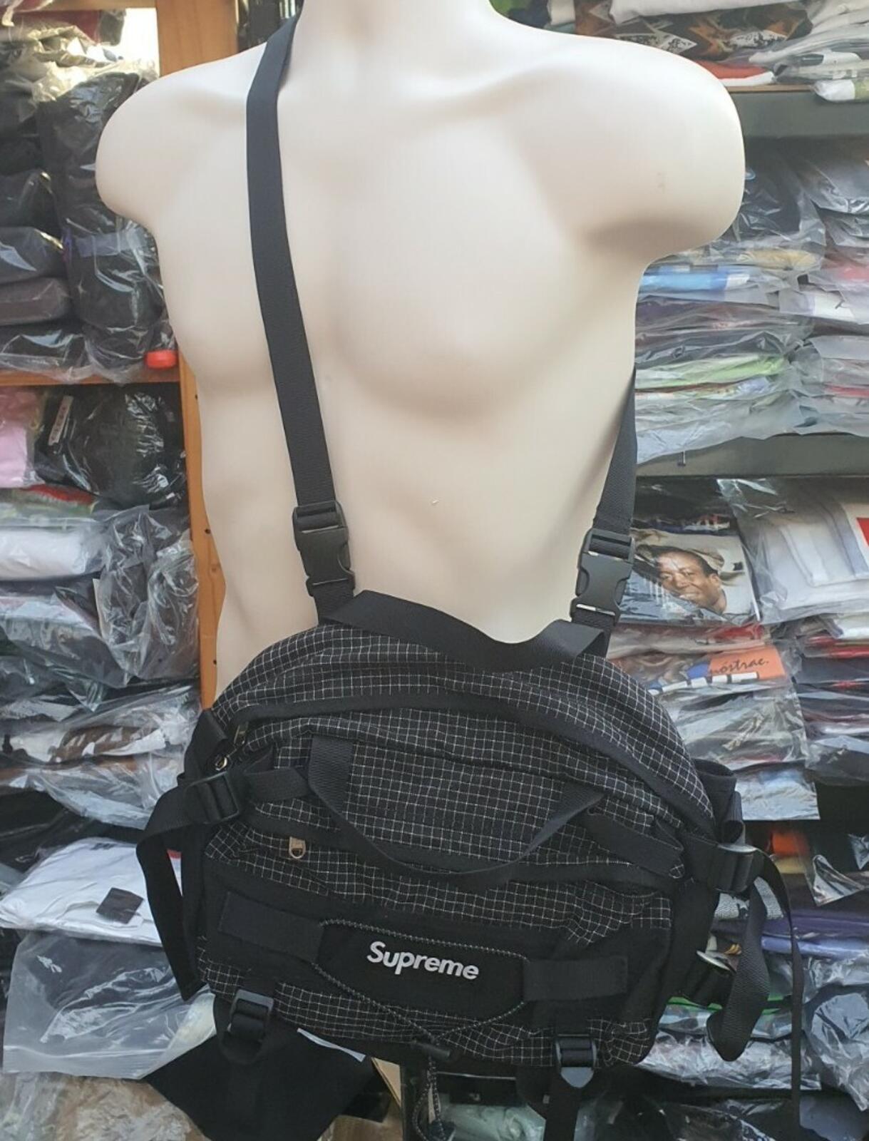 FW09 Supreme Mountain Bag Duffle Waist Shoulder Messenger Belt Black