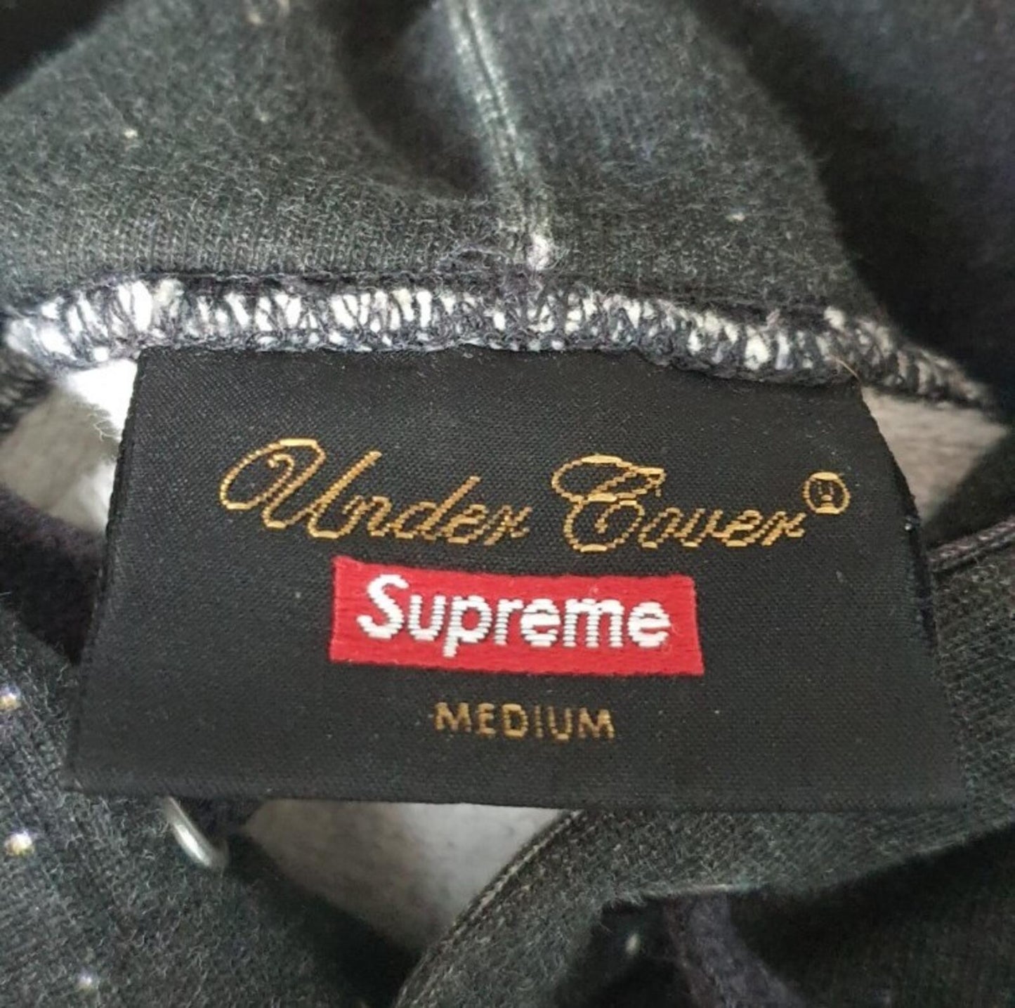 Supreme Undercover Public Enemy Fear of Black Planet Kapuzenpullover Größe M