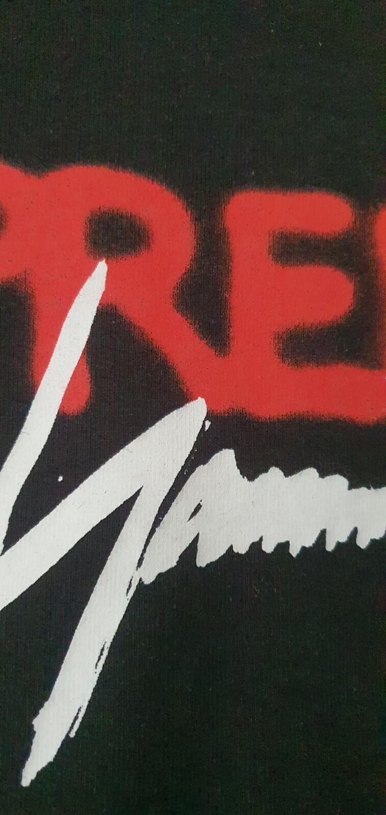 FW20 Supreme Yohji Yamamoto black Crewneck size M medium sweatshirt