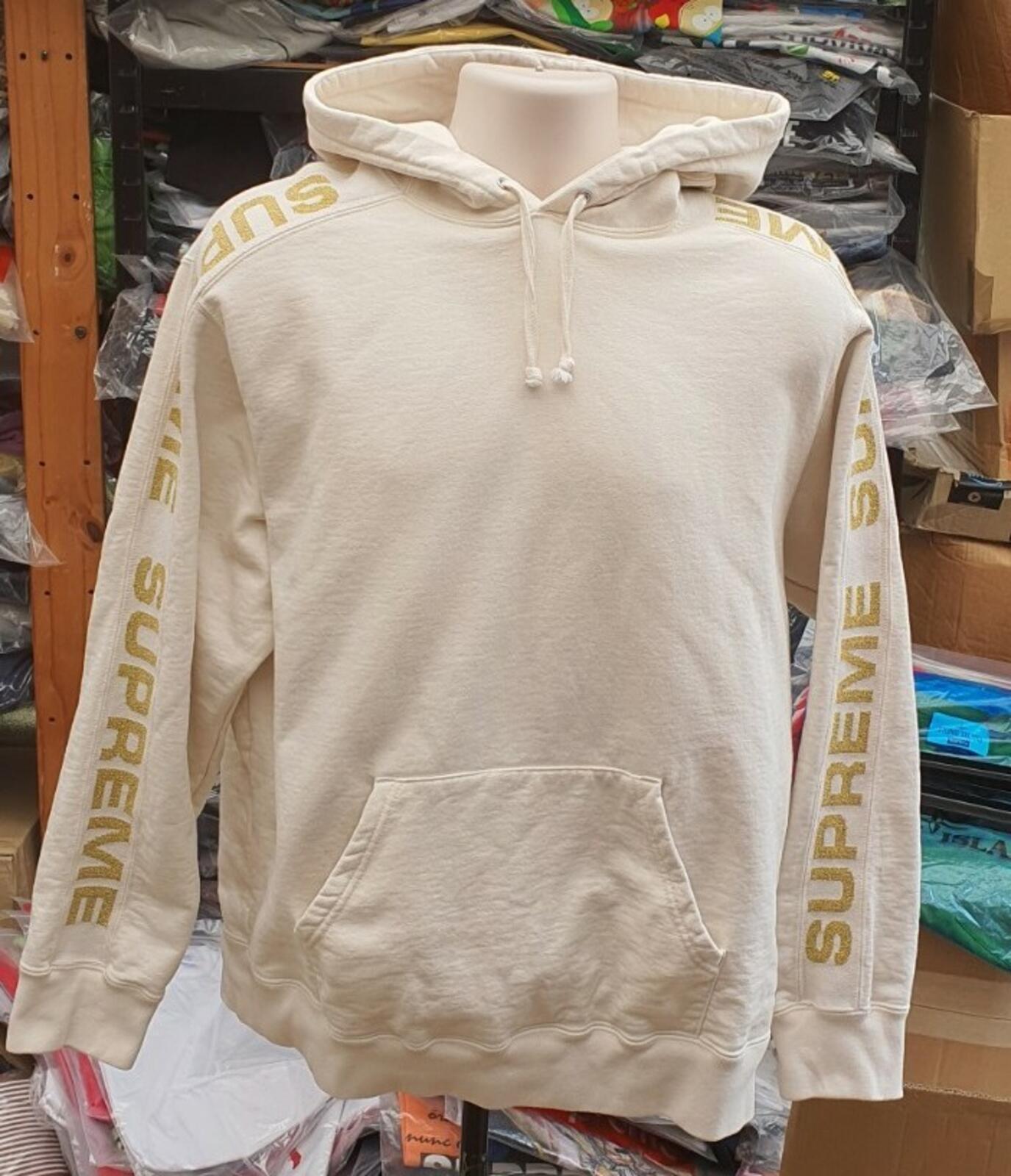 SS20 Supreme Metallic Rib Kapuzenpullover & Jogginghose Set