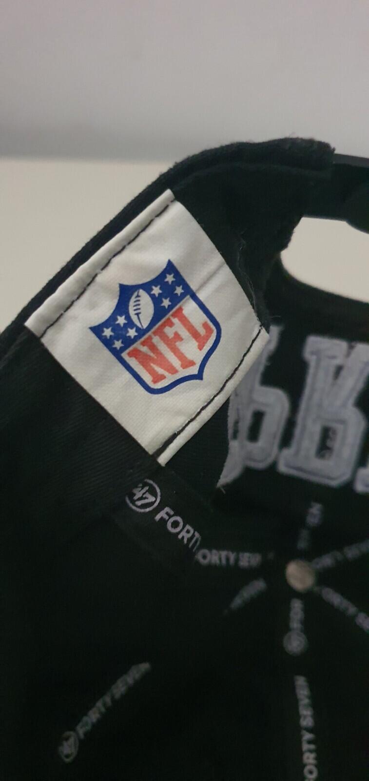SS19 Supreme x NFL x Raiders X 47' 5-panel black cap hat