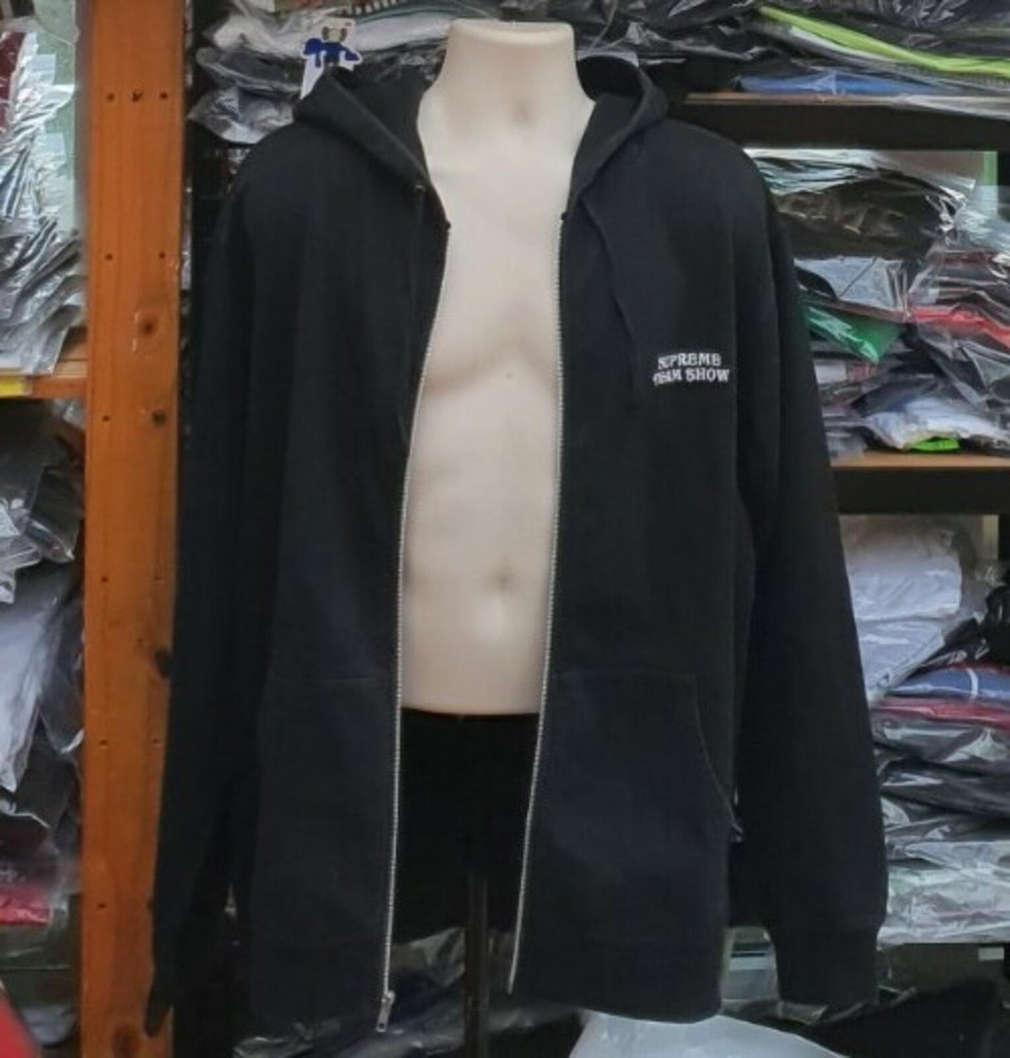 SS09 Supreme x Malcolm McLaren Keith Haring hooded sweatshirt vintage XL hoodie