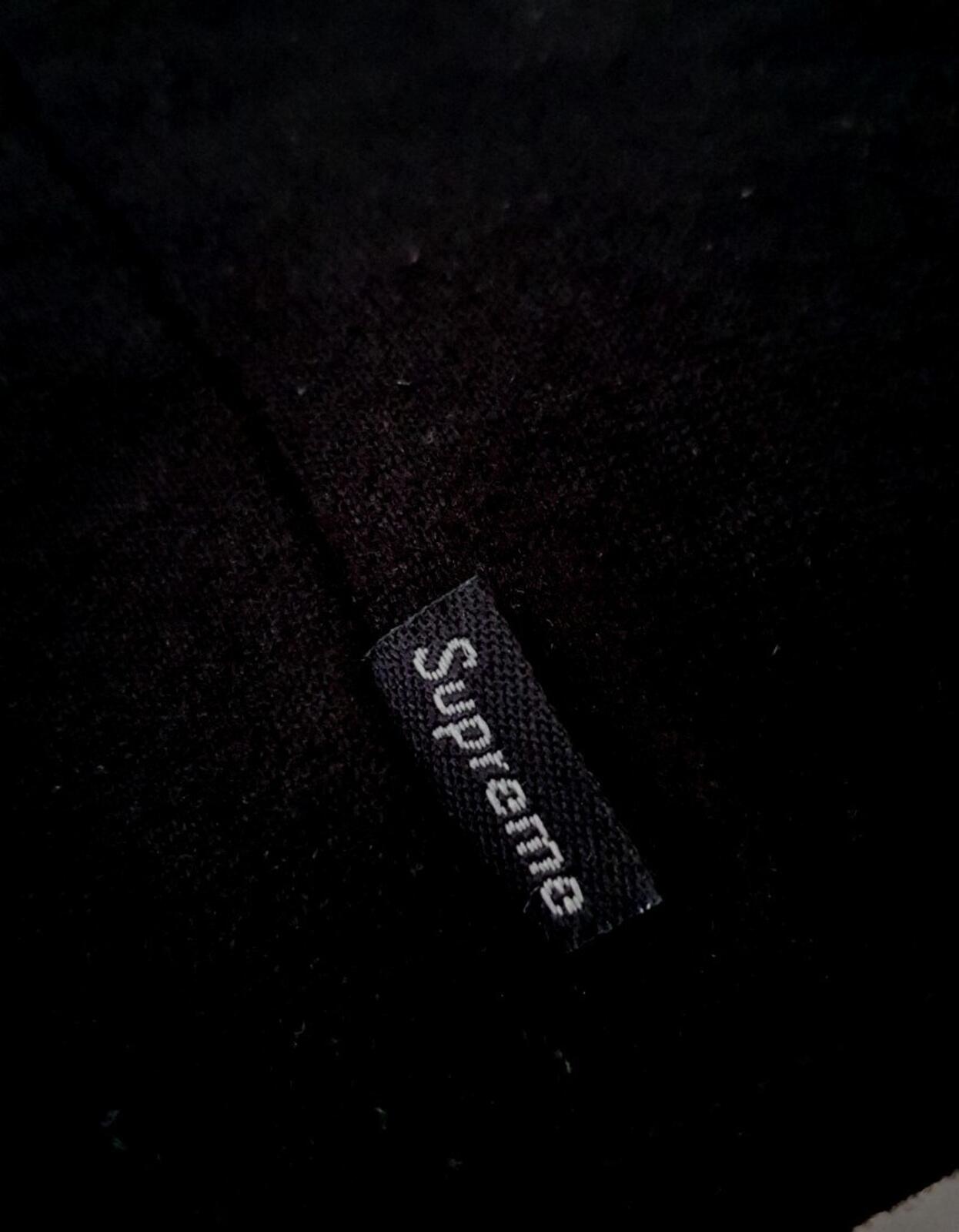 FW15 Supreme fleece neck gaiter black neck warmer Accessory Rare