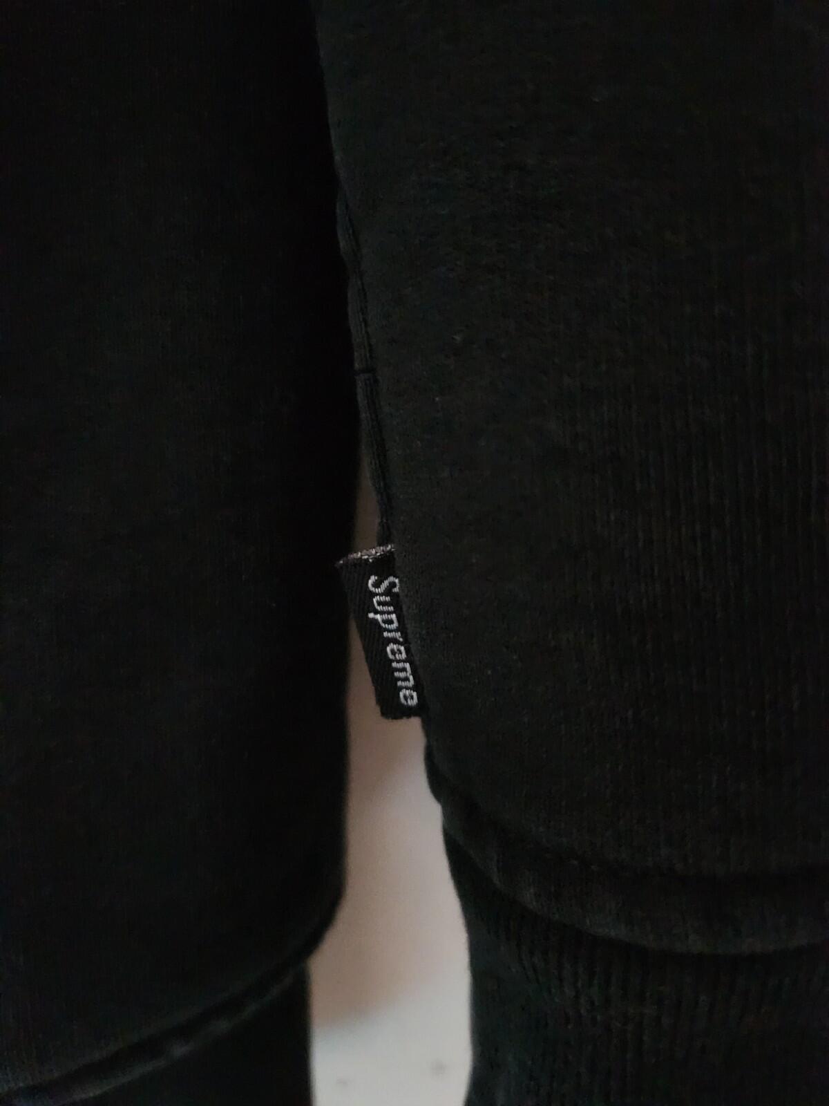 FW14 Supreme Fleece Warm Up Jacket Black Size L