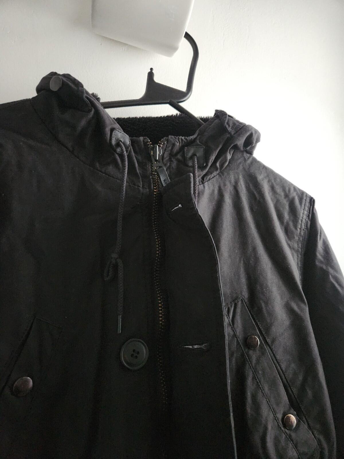 FW12 Supreme Waxed Cotton N-3B Jacket Black Size M
