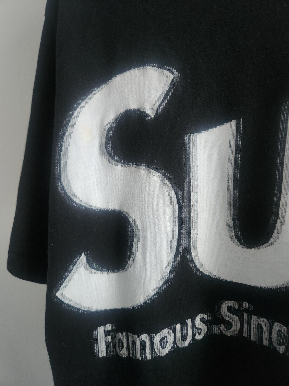 SS21 Supreme Intarsia Spellout S/S Top Tee Black Size M
