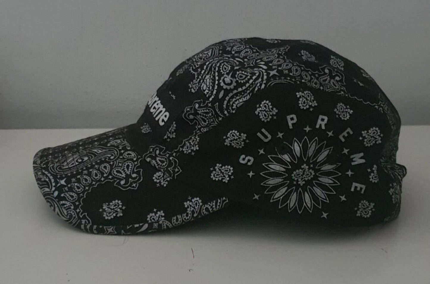 Gorra camp Supreme Bandana SS21 negra