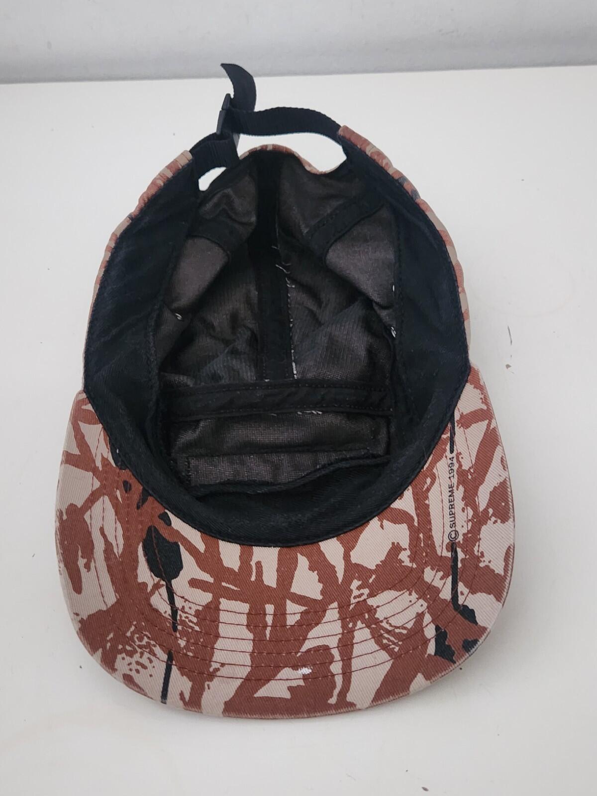 SS13 Supreme Reed Camo Camp Cap 2013 Vintage Hat Red Box Logo Camo Camouflage