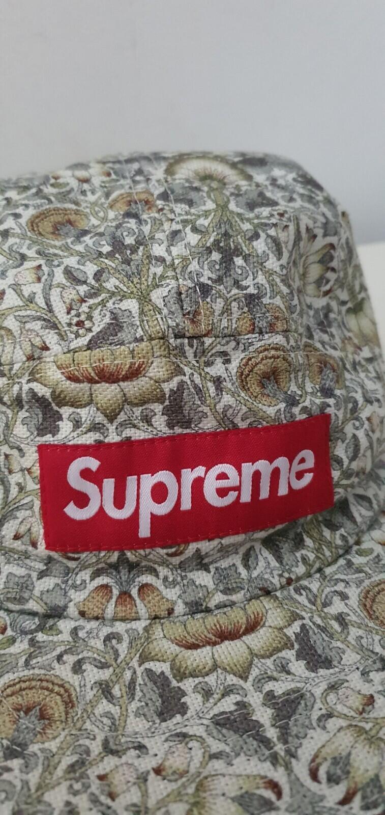 SS12 Supreme Liberty Art Fabrics Floral Camp Cap vintage 2012 hat box logo Rare