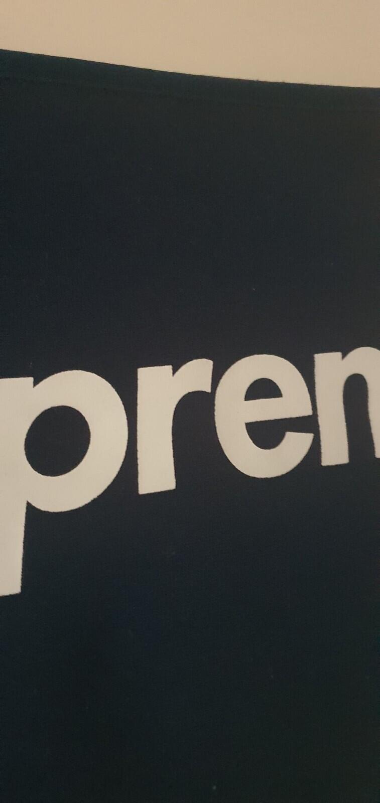 FW15 Supreme fleece neck gaiter navy neck warmer blue Rare