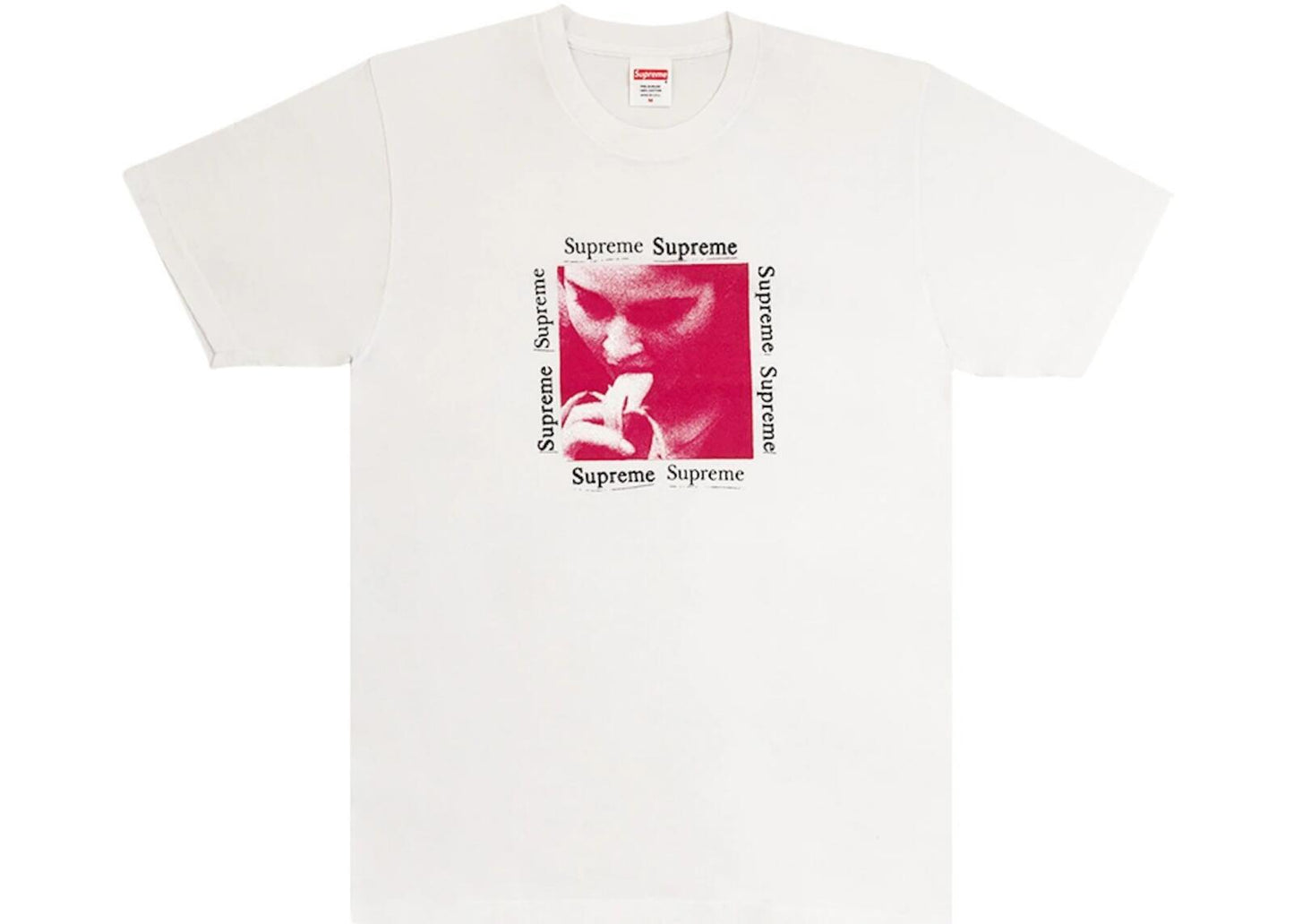 FW15 Supreme Banana Tee Blanca Talla L