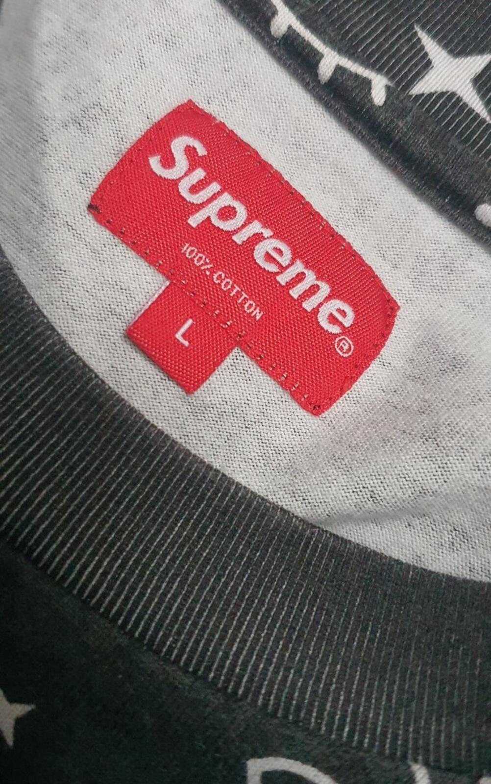 SS21 Supreme Small Box Tee Black T-shirt Size L Large Bandana
