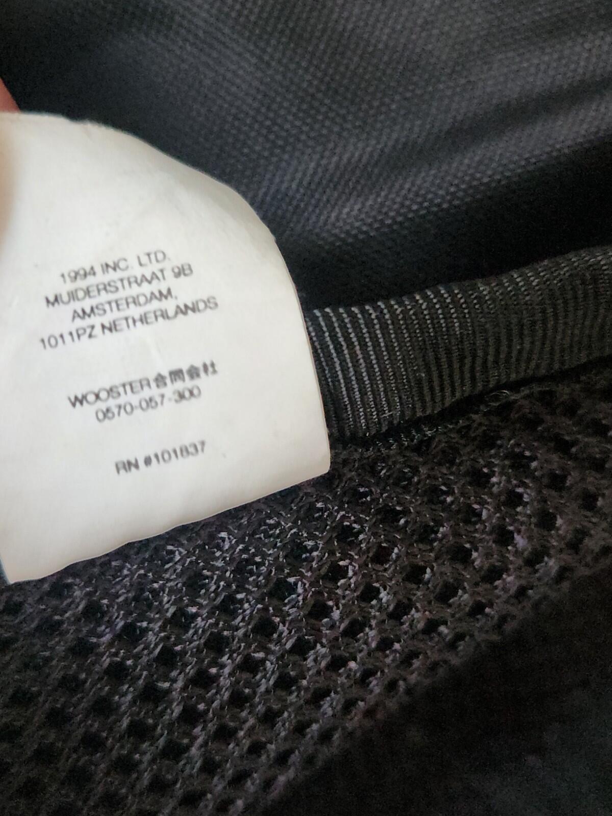 FW22 Supreme shoulder bag black Water Resistant