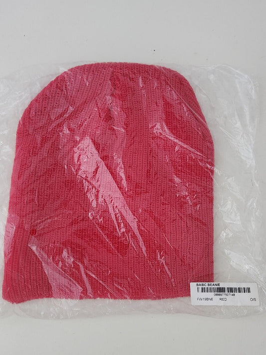 Gorro básico Supreme FW19 rojo nuevo y sin abrir